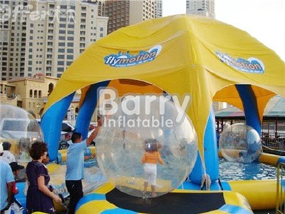 Guangzhou Supplier Offer Inflatable Water Walking Ball With Pool And Tent BY-Ball-032